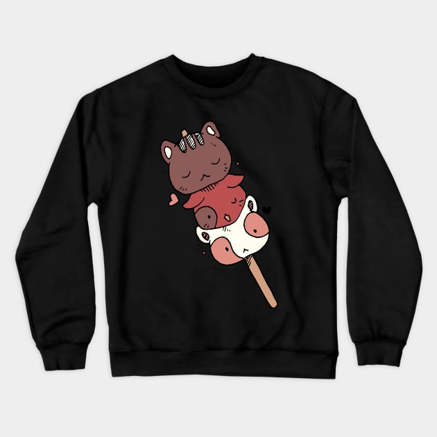 Dango Cat Crewneck Sweatshirt by The Craft Coven